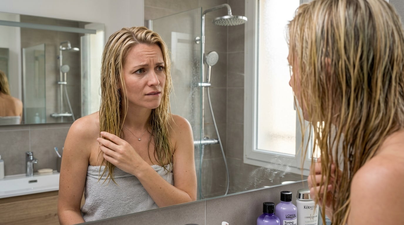 Sarıya veya yeşile dönen renklendirme: Duş suyunda yapılan bu hata saçınıza zarar verir